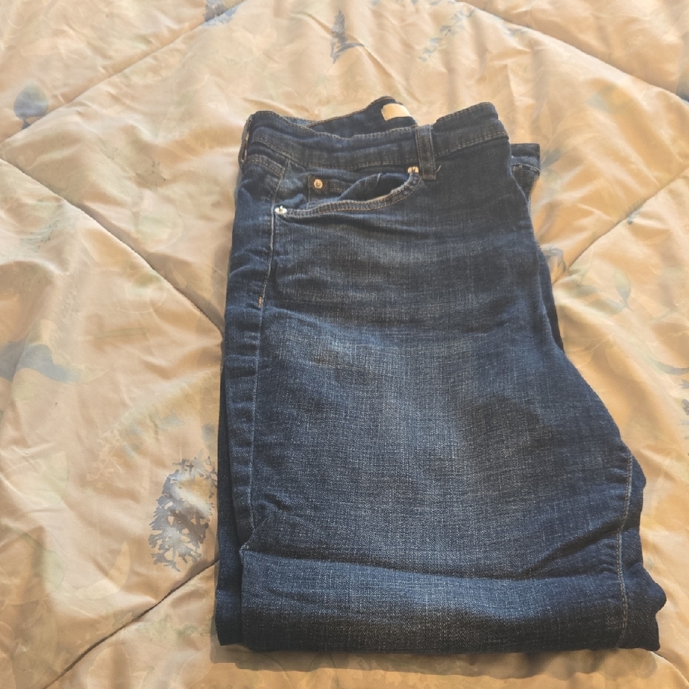 Ella Moss Dark Blue Straight Leg Jeans